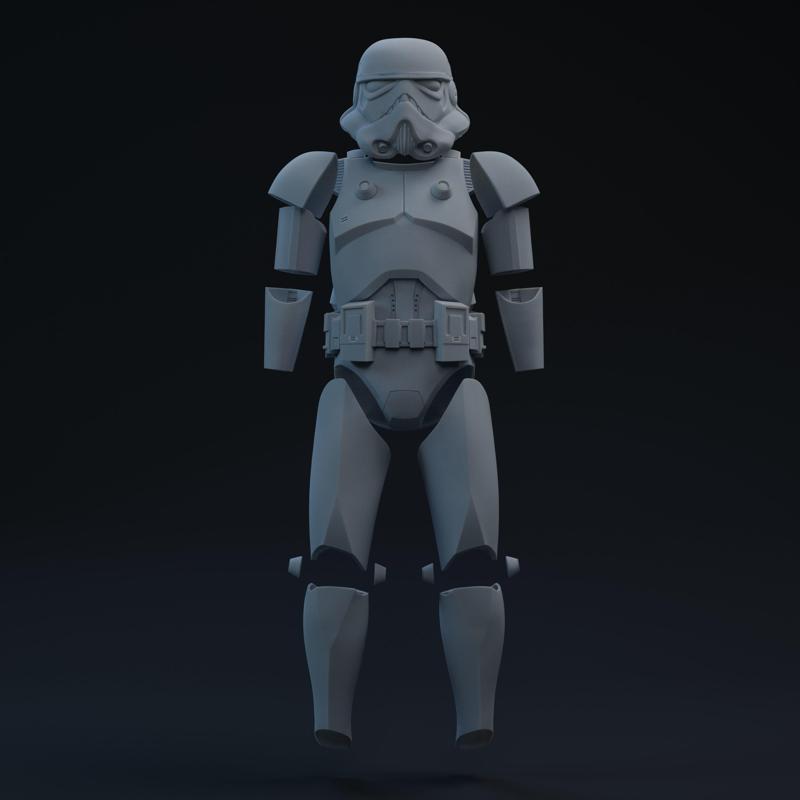 BFII Phase Zero Dark Trooper One-Twelfth Scale Kit
