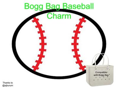 Bogg Bag Baseball Charm   