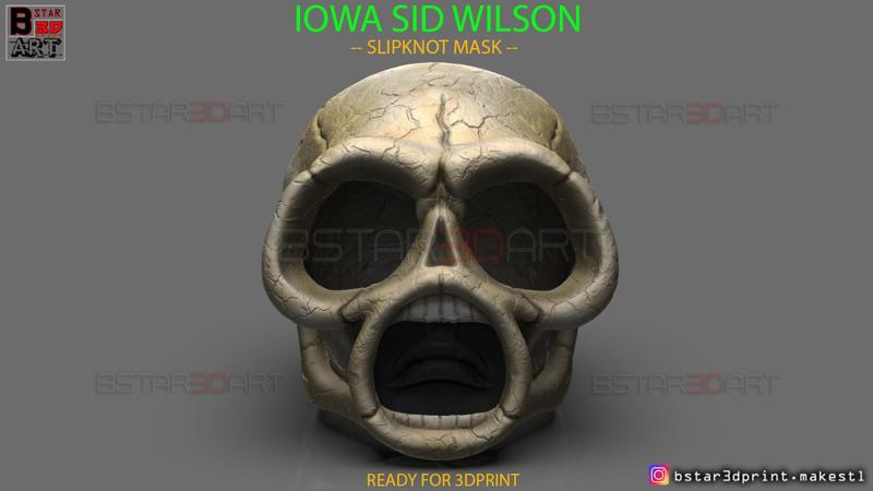 IOWA Sid Wilson Mask - SLIPKNOT Mask - Halloween cosplay