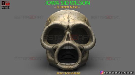 IOWA Sid Wilson Mask - SLIPKNOT Mask - Halloween cosplay