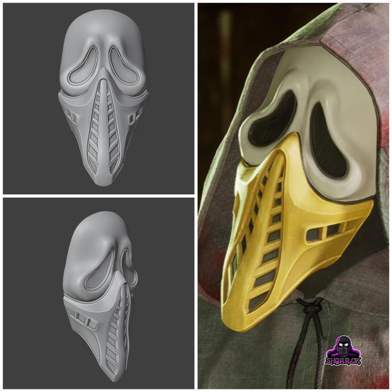 Ghostface mask from MK1  - Scorpion Nightmare