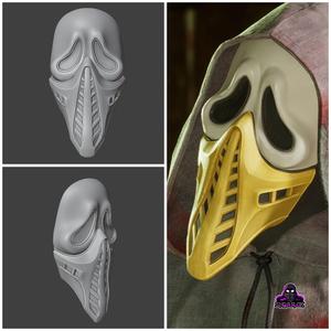 Ghostface mask from MK1  - Scorpion Nightmare