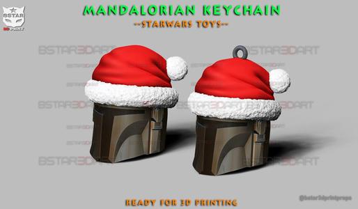 Mandaloria keychain - Starwars Christmas Decoration