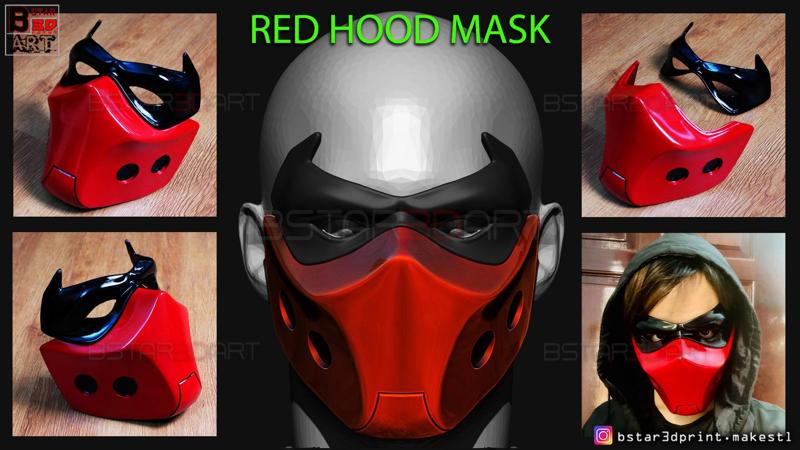 Red Hood Mask - DC comics Cosplay