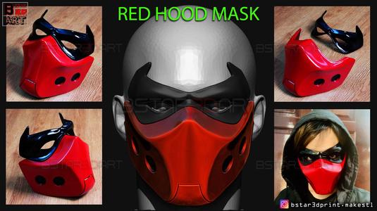 Red Hood Mask - DC comics Cosplay