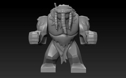 The Man thing big lego figure