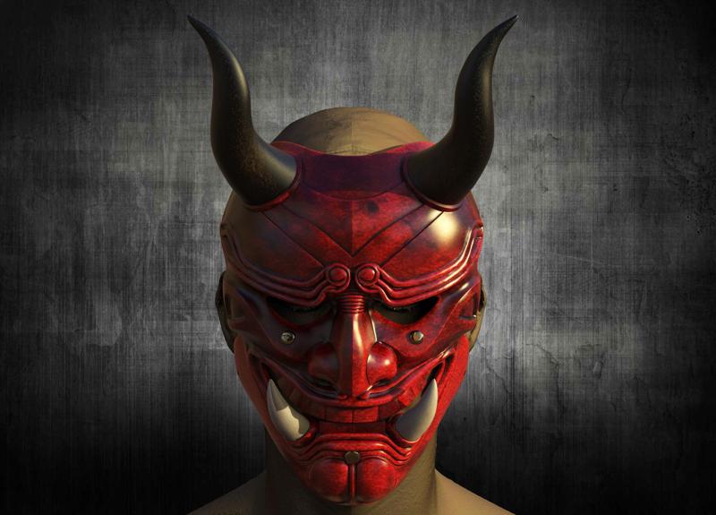 White Death Mask from Bullet train movie