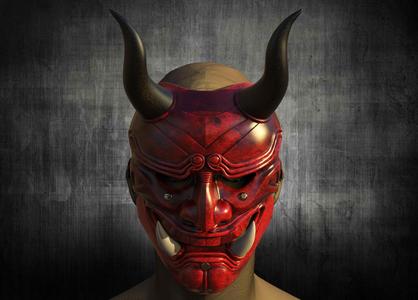 White Death Mask from Bullet train movie