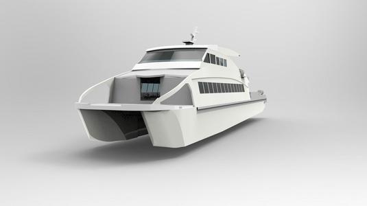 Ferry Catamaran Hull