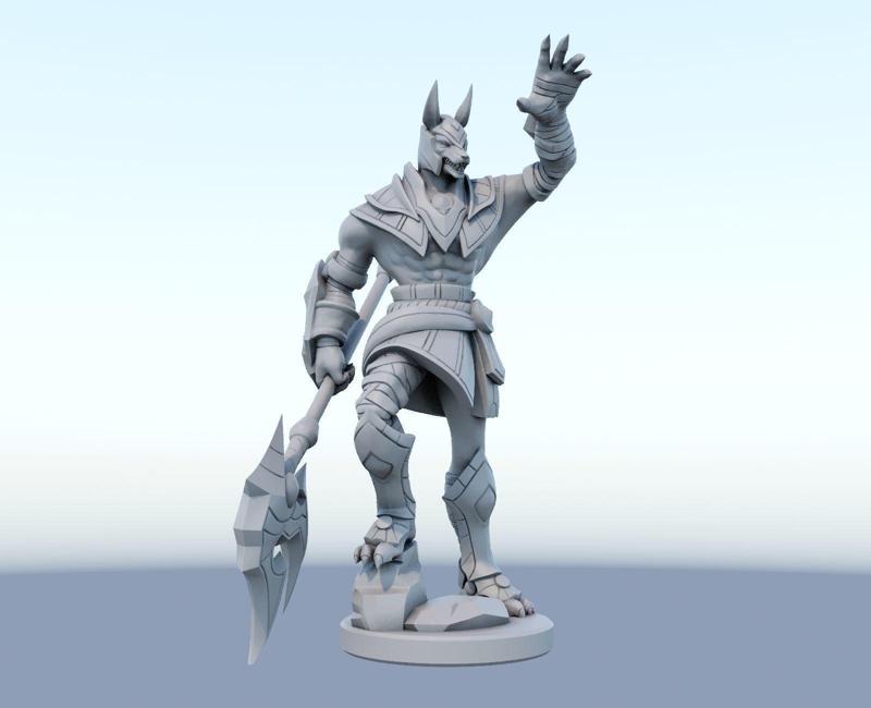 nasus League of Legends 3D print model