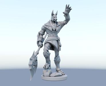 nasus League of Legends 3D print model
