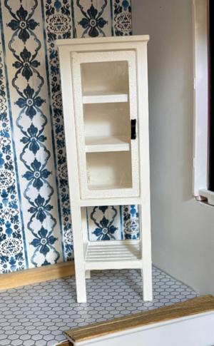 Dollhouse Scale 1:12 Bathroom Storage Cabinet
