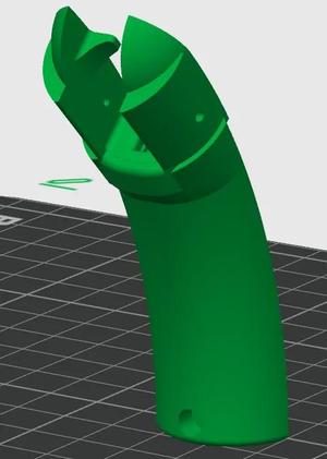 SoundCore Life Q35 - remix to add holes for hooks and reinforced tip   