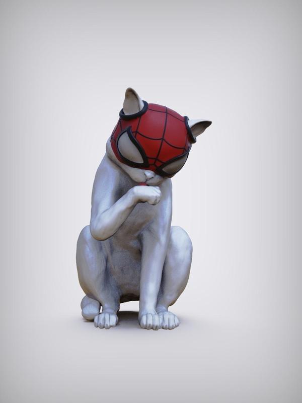 SpiderCat - Miles Morales spiderman