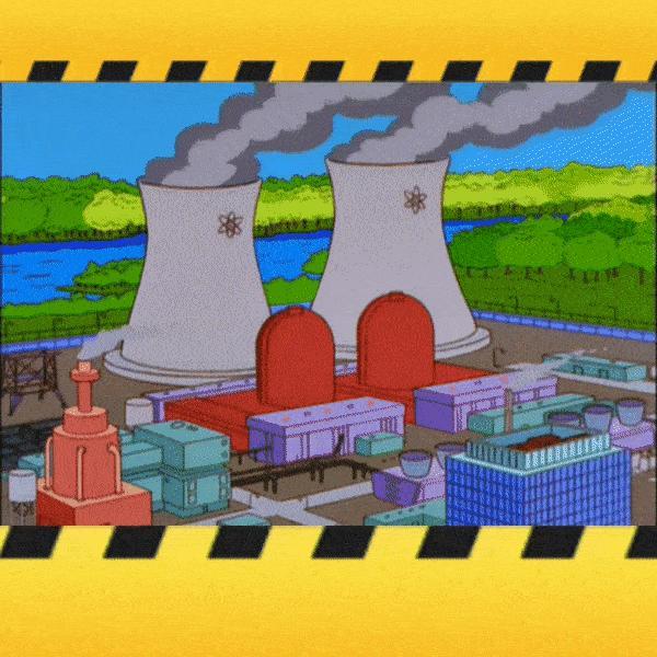 Simpsons Homer nuclear plant planter vase pencil toothbrush holders