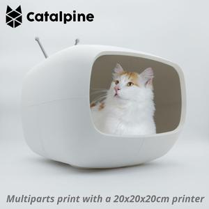 HOUSE FOR CAT TV 70s vintage design