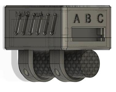 Zubax Myxa ESC Case and 16mm tube mount   