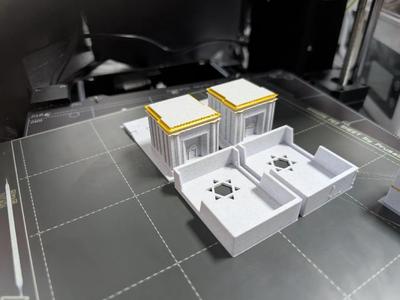 Tefillin House - New Temple Model  - בית תפילין - מודל בית המקדש החדש   
