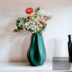 HEARTWOOD  |  Scalable Vase, fast-print