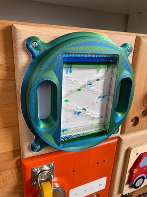Oil hourglass timer (activity board)