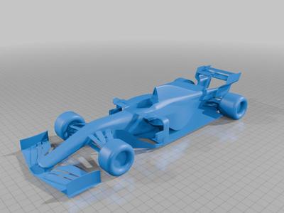 F1 car 2017-2021 rules