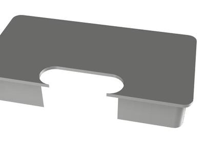 Cable TV channel cover 55x110 full parameric