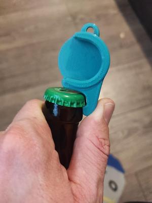 beer bottle cap + opener