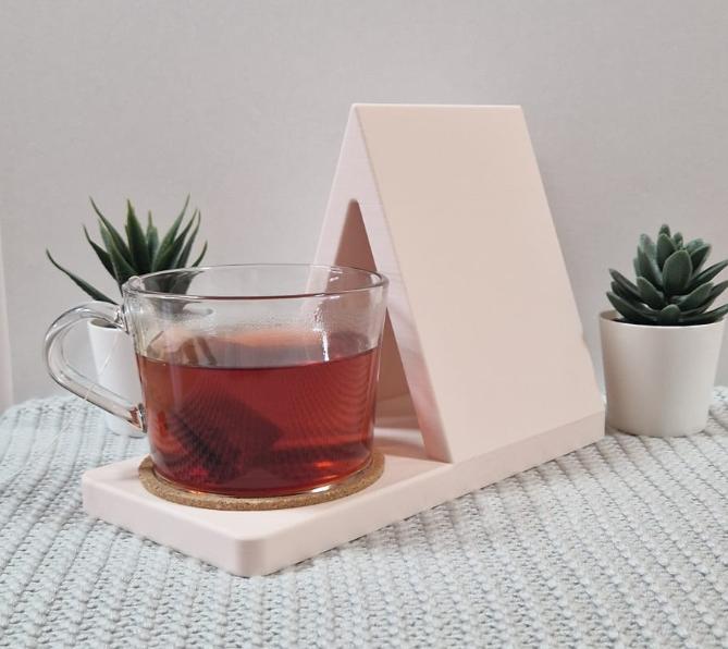 Book Rest/Barn/Holder, 9cm IKEA cork coaster