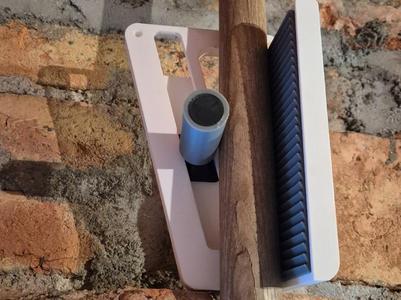 Gravity-Assist Gardening Tool Wall Mount