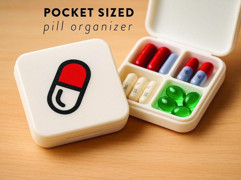 PILL BOX (pocket sized) - Print in Place