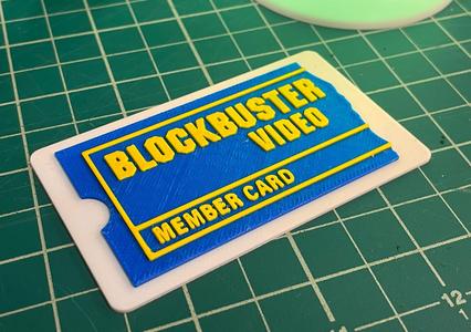 Blockbuster Membership Card Nostalgia