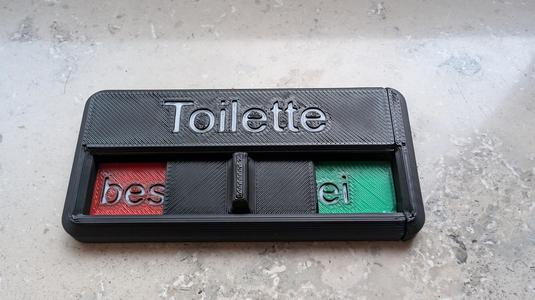 Toilette Status Slider