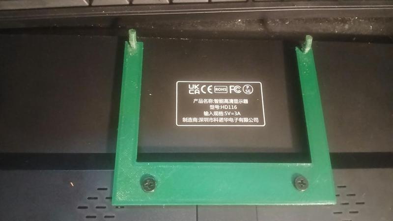 75mm VESA to pegboard mount