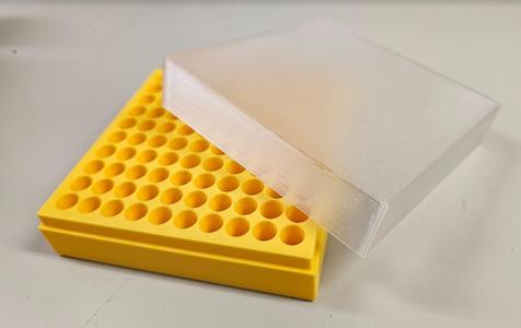 100 tube lab Freezer box
