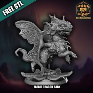 Faerie Dragon - Mini monstrosity - Free STL