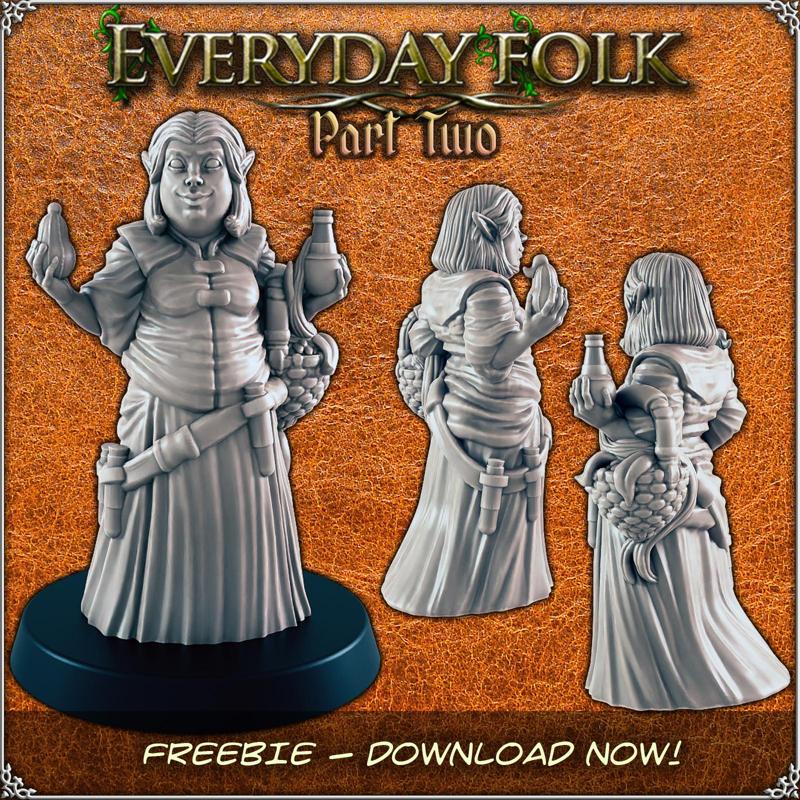 Elven Herbalist - Everyday Folk