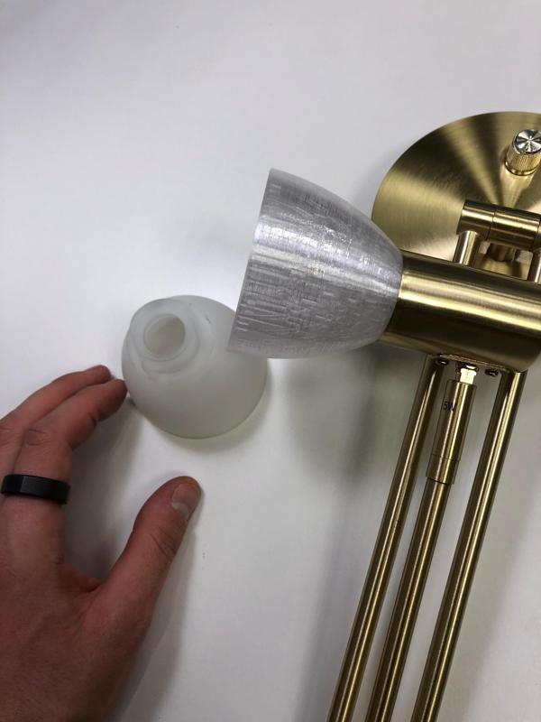 3D-Printed Transparent Lampshade Replacement for Night Lamp