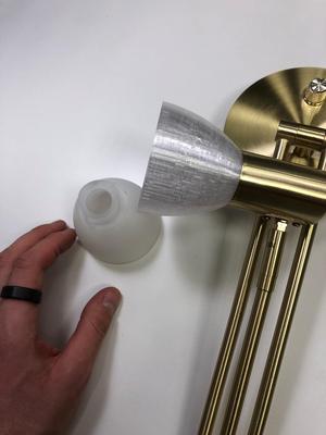 3D-Printed Transparent Lampshade Replacement for Night Lamp