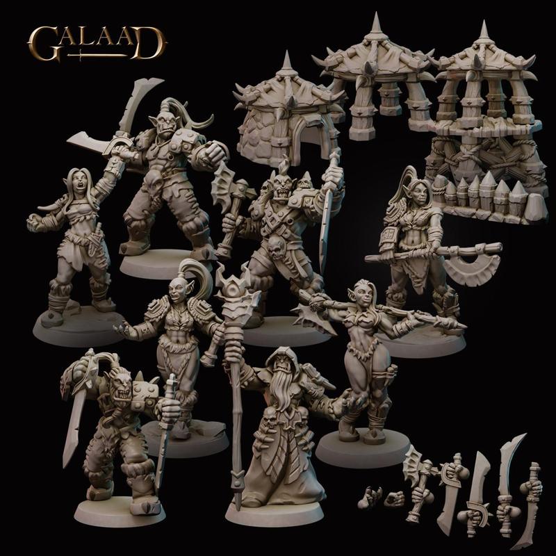 Tribal Orcs Clan - Full bundle with modular