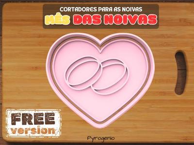 Bridal Month Heart Cookie Cutter