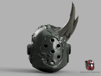 Space Marine 2 Nurgle Plague Chaos Marine PVP Update Helmet 1:1 Scale Cosplay 