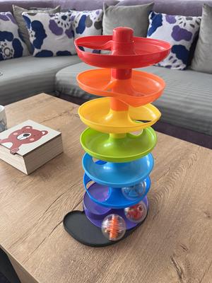 Playgo spiral ball track base