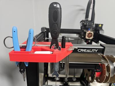 Ender 5 S1 rail covers tool bin combo