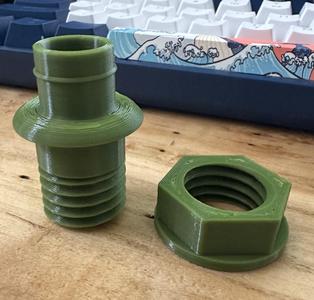 Replacement Drain and Mounting nut for Igloo Cube Ice Chest