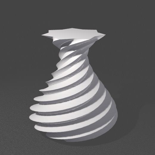 Spiral Flower Pot