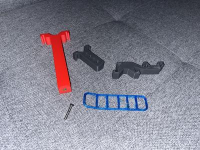 Hydraulic Brake Bleed Syringe support holder for bicycle