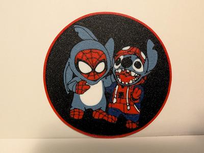 Stitch Spiderman Friends