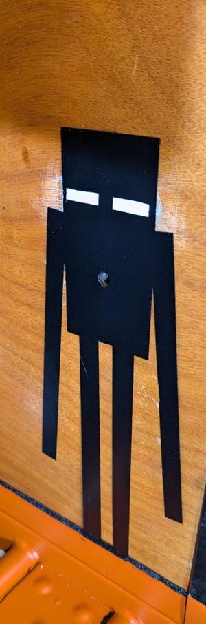 Minecraft Enderman stencil