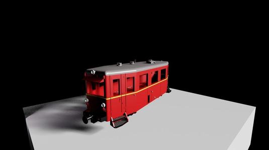 TTm narrow gauge Railcar MEG T 7 late (1/120 scale)