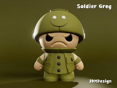 Grumpy Soldier Greg